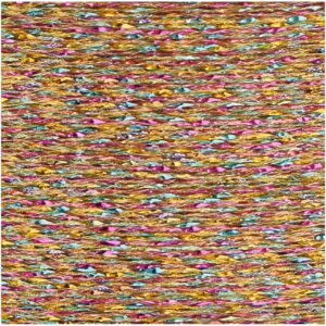 Rico Design Sticktwist Metallic No. 40 Rainbow 200m gelb