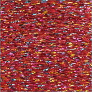 Rico Design Sticktwist Metallic No. 40 Rainbow 200m rot
