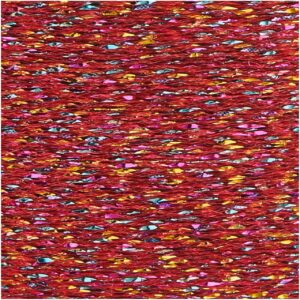 Rico Design Sticktwist Metallic No. 40 Rainbow 200m rot