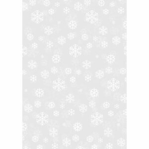 HEYDA Transparentpapier Schneekristalle 50x70cm 115g/m²