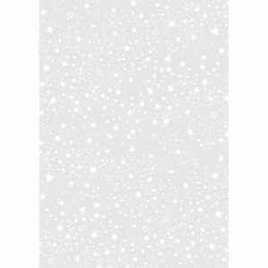 HEYDA Transparentpapier Sterne weiß 50x70cm 115g/m²