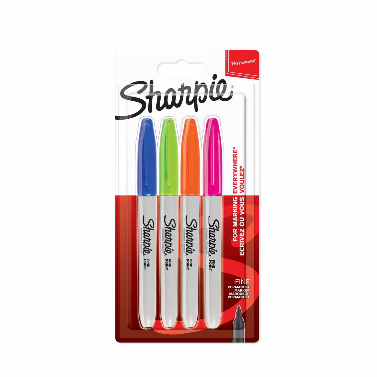 Sharpie Permanentmarker fein Fun Farben 4 Stück