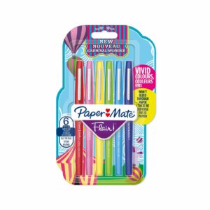 Paper Mate Flair Filzstifte Carnival Wonder 6 Stück