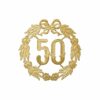 HEYDA Jubiläumskranz 50 gold 18cm