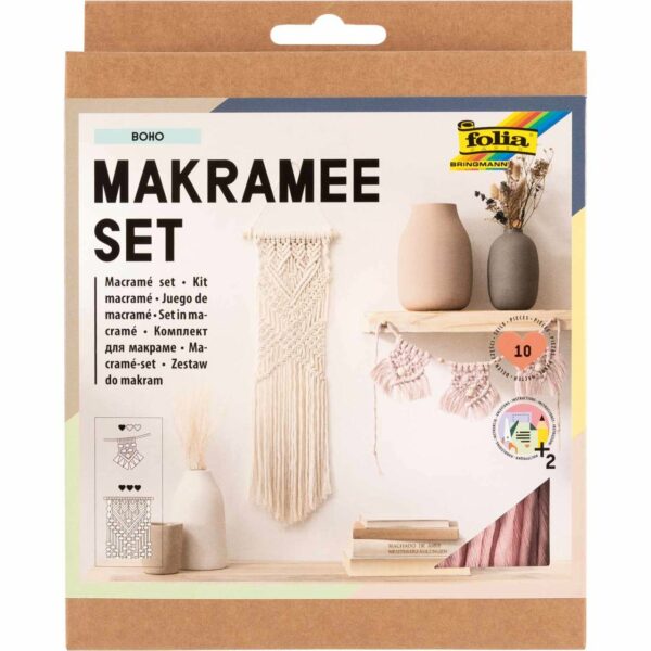 folia Makramee-Set Boho 10teilig