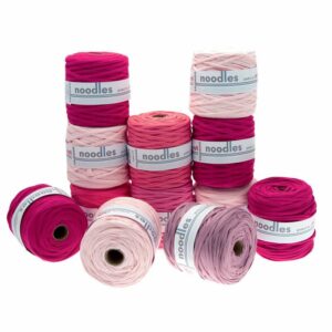 noodles Textilgarn Pinktöne ca. 500-700g