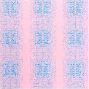 Rico Design Stoffabschnitt Druckstoff Muster bonbonrosa-azur 50x140cm