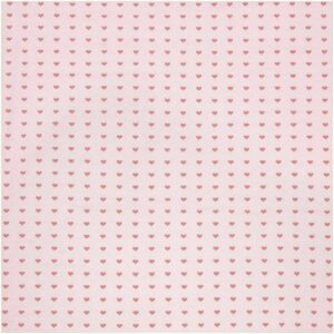 Rico Design Jerseystoff Happy Baby Herzchen rosa 72x100cm