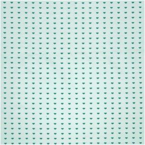 Rico Design Jerseystoff Happy Baby Herzchen mint 72x100cm