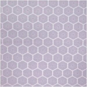 Rico Design Stoffabschnitt Baumwoll-Popelin flieder Rosette 50x140cm