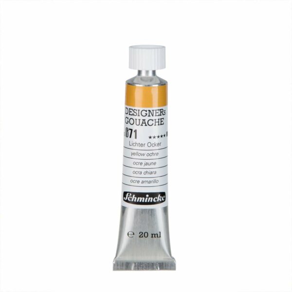 Schmincke Designers Gouache 20ml lichter Ocker