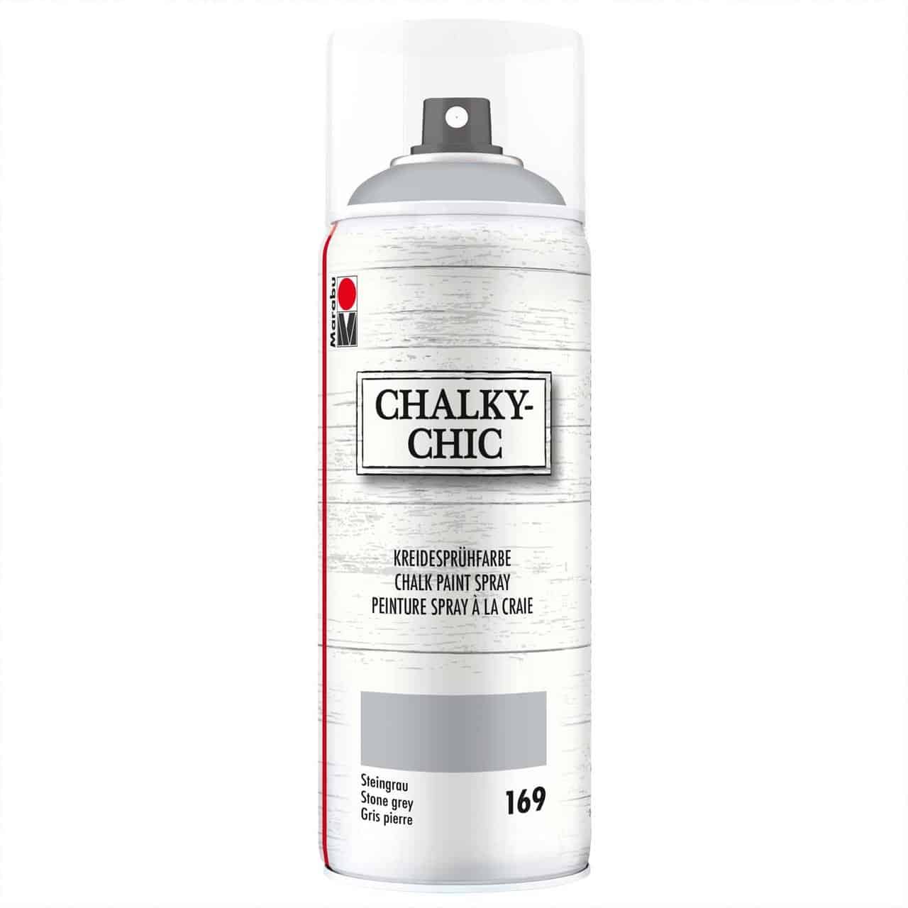 Marabu Kreidesprühfarbe Chalky-Chic 400ml steingrau