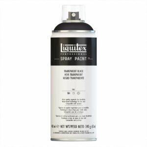 Liquitex Acrylspray 400ml transparent schwarz