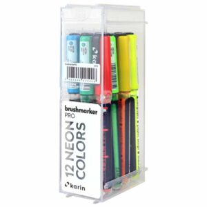 karin Brushmarker PRO Neon Colors Set 12 Farben