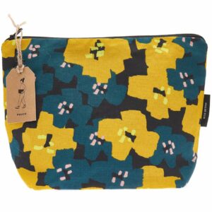 Rico Design Kosmetiktasche Okina Hana Blumenprint 28x21x9cm