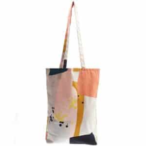 Rico Design Shopper Okina Hana grafischer Print 38x40x13cm