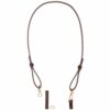Rico Design Kunstleder Schulterriemen mit Karabinern lang dunkelbraun-gold 12...