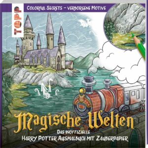 TOPP Magische Welten - Harry Potter Ausmalbuch mit Zauberpapier