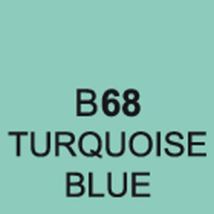 TOUCH Twin Brush Marker Turquoise Blue B68