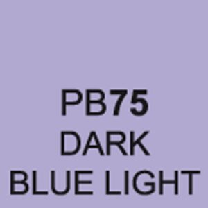 TOUCH Twin Brush Marker Dark Blue Light PB75