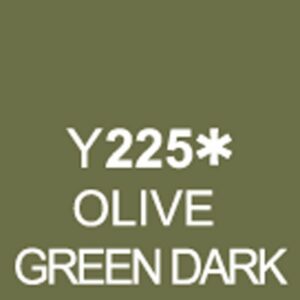 TOUCH Twin Brush Marker Olive Green Dark Y225