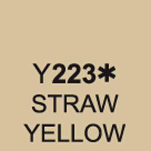 TOUCH Twin Brush Marker Straw Yellow Y223