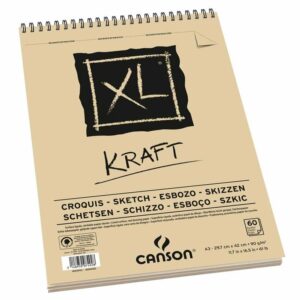 Canson XL Spiralblock Kraft A4 60 Blatt