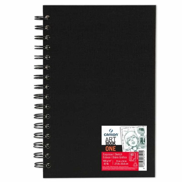Canson Art Book One Spiralblock 80 Blatt A3