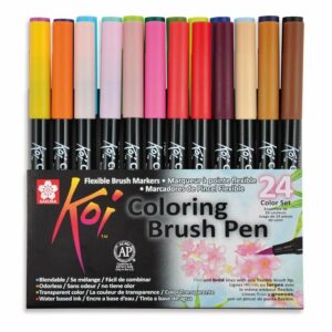 Koi Coloring Brush Pen 24teilig