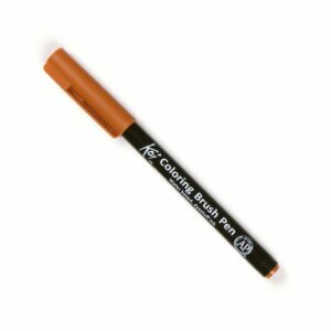 Koi Coloring Brush Pen raw sienna