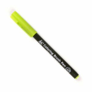 Koi Coloring Brush Pen yellow green