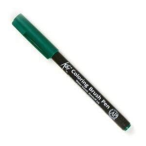 Koi Coloring Brush Pen green