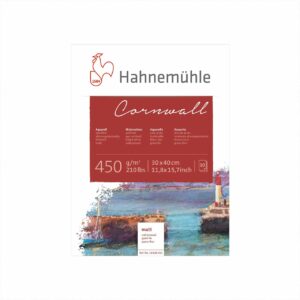 Hahnemühle Aquarellblock Cornwall matt 450g/m² 10 Blatt 30x40cm