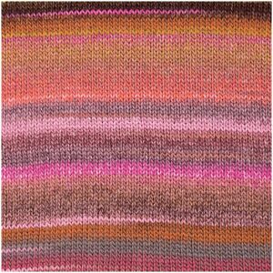 Wolle Rödel Rigato 50g 90m rosa/braun