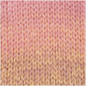 Wolle Rödel Strumpfwolle Color Fashion 50g 95m rosa-gelb