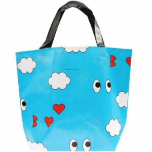 Rico Design x Redfries Shopper Wolken blau 54x43x20cm