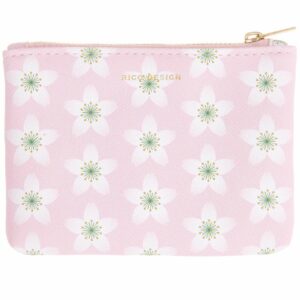 Rico Design Etui Kirschblüten rosa 14x10cm