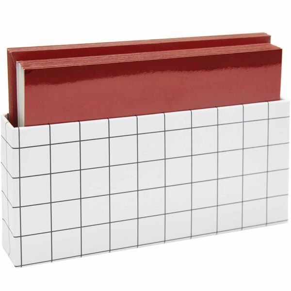 Paper Poetry Kartenset Spiegelkarton rot B6 20teilig