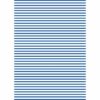 MARPA JANSEN Fotokarton Streifen weiß-blau 50x70cm 300g/m²