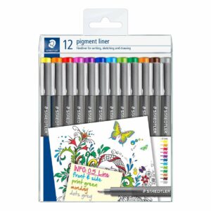 Staedtler Pigment Liner 308 Fineliner 12 Stück