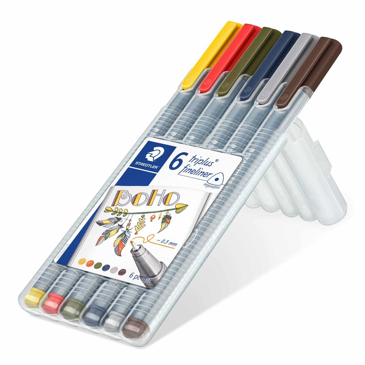 Staedtler 334 Fineliner triplus 6 Stück Boho