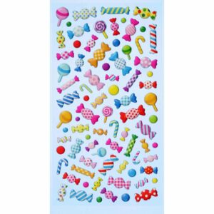 HobbyFun SoftySticker Bonbons mehrfarbig