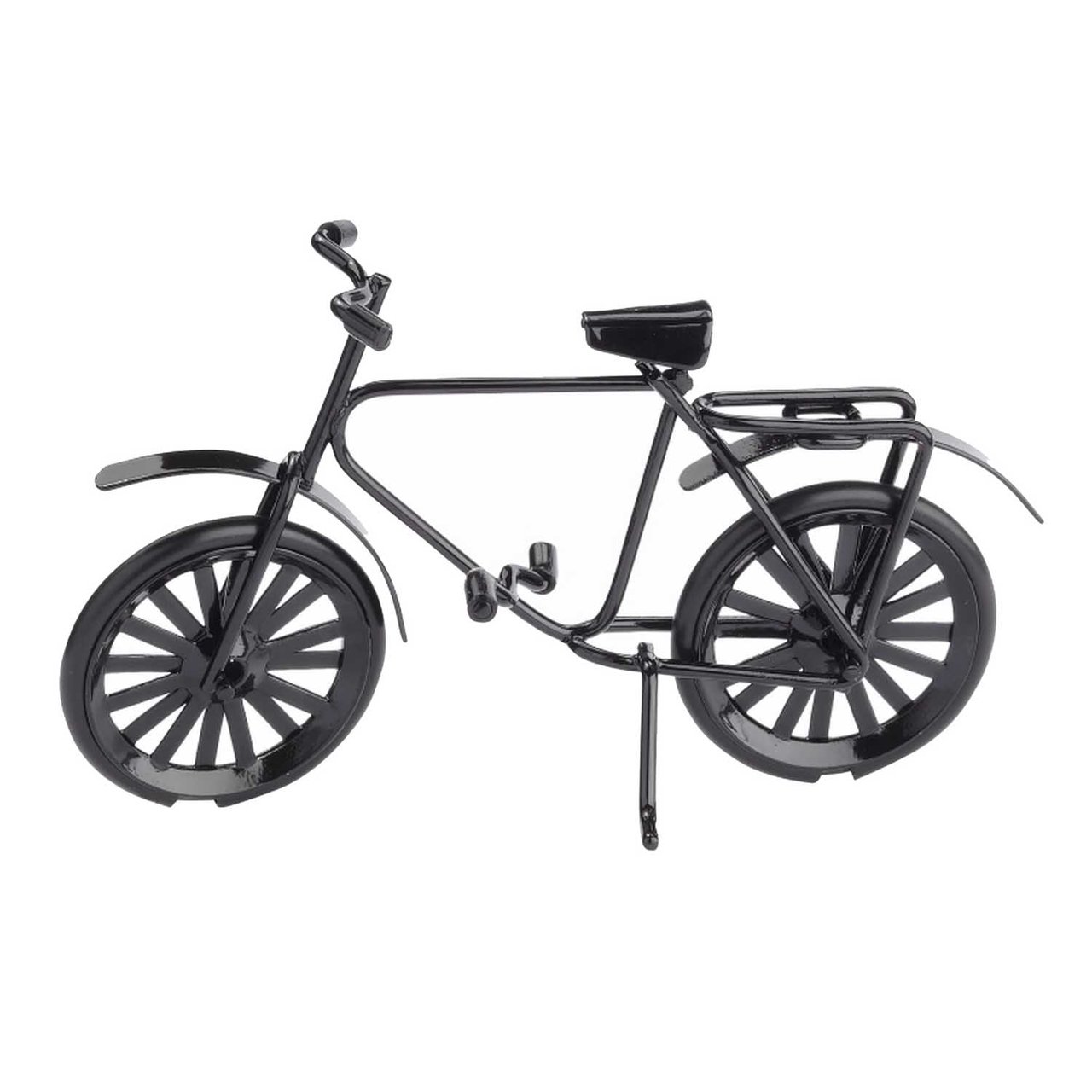 Hobby Fun Deko Mini Fahrrad schwarz