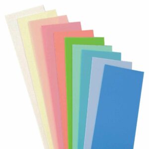 efco Wachsplatten pastell 5x20cm 10 Stück