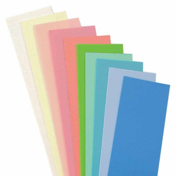 efco Wachsplatten pastell 5x20cm 10 Stück