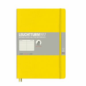 LEUCHTTURM1917 Notizbuch Composition liniert Softcover B5 zitrone