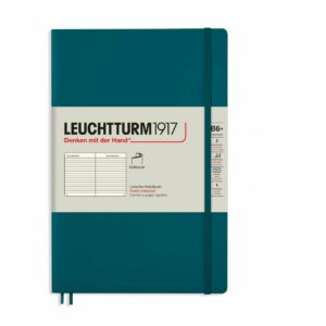LEUCHTTURM1917 Notizbuch Paperback liniert Softcover B6 pacific green