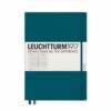 LEUCHTTURM1917 Notizbuch Master Slim liniert Hardcover A4+ pacific green