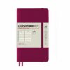 LEUCHTTURM1917 Notizbuch Pocket liniert Softcover A6 port red