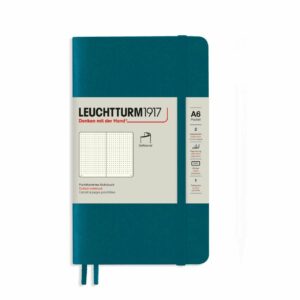 LEUCHTTURM1917 Notizbuch Pocket dotted Softcover A6 pacific green